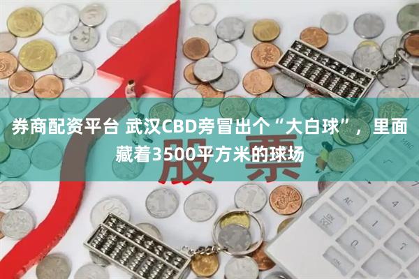 券商配资平台 武汉CBD旁冒出个“大白球”，里面藏着3500平方米的球场